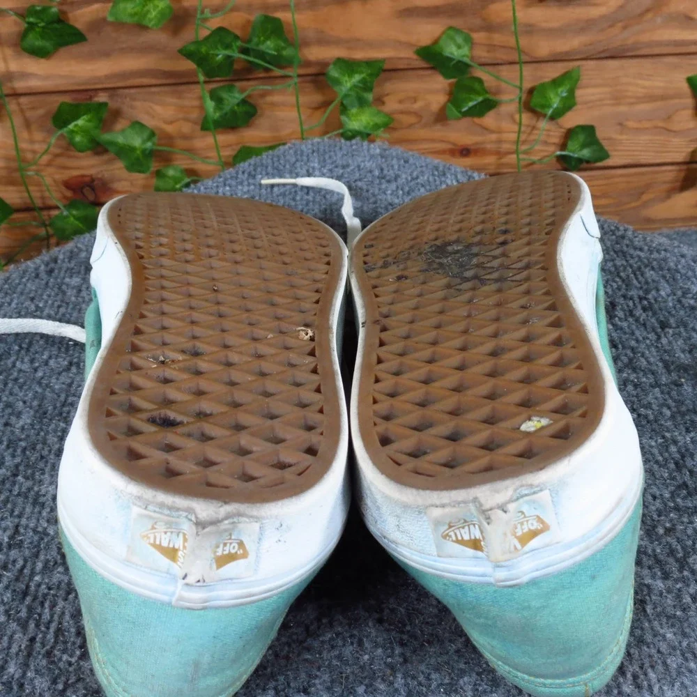 Vans TNT 5 Womens 10 Seafoam Green‎ Suede Low Top Skate Sneakers Casual Shoes